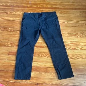 Matchstick black pants